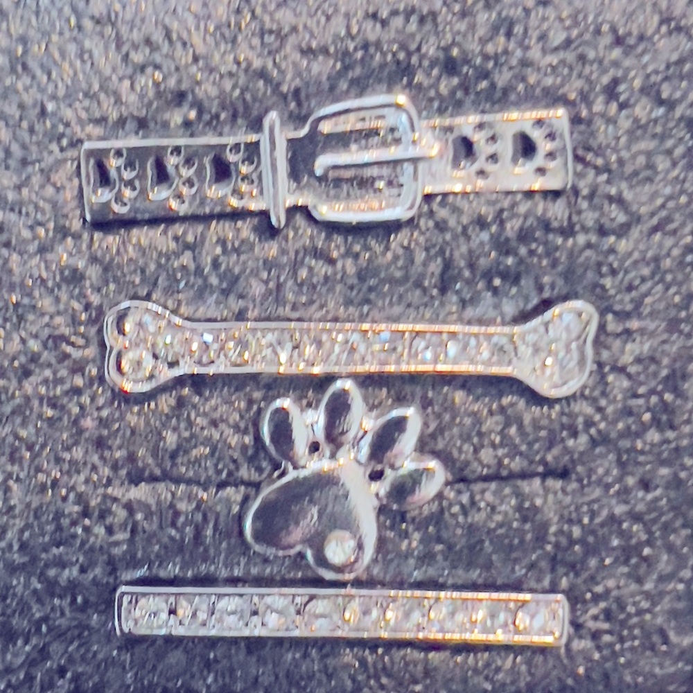 Loop band charms for silicone watch bands.
